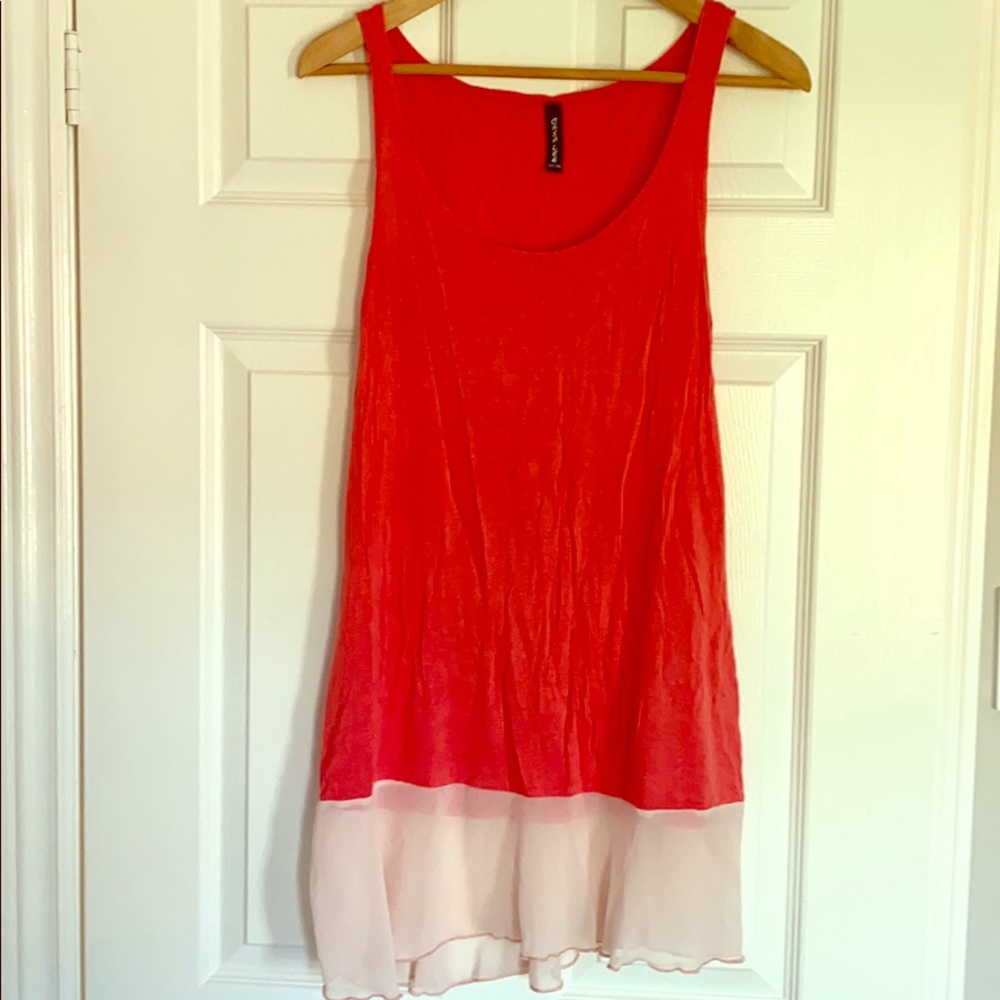 Maternity Tank w/ Frilly Bottom